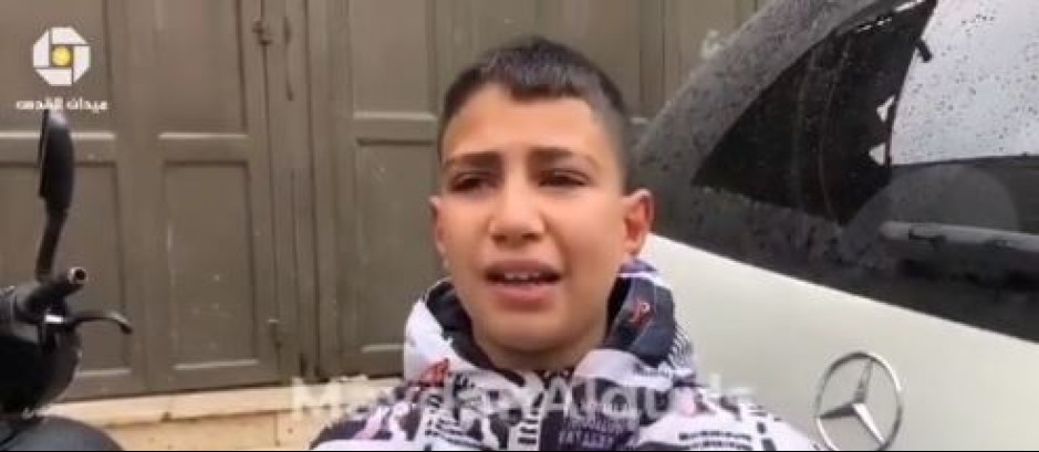 Palestinian child grieves for terrorist teacher.v2