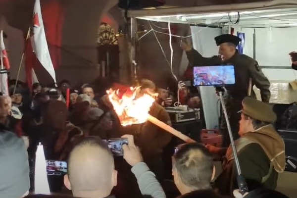 Polish book burning