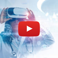 Medical,Technology,Concept.,Mixed,Media.,Female,Doctor,Wearing,Virtual,Reality