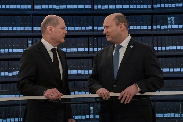 Olaf Scholz Naftali Bennett