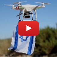 flag drone