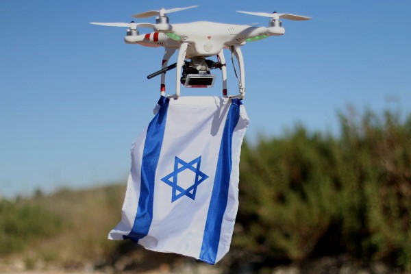 flag drone