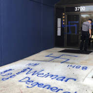 Anti-Semitic graffiti
