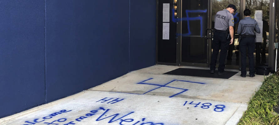 Anti-Semitic graffiti