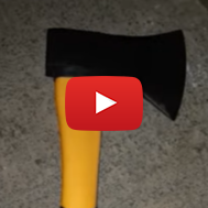 Axe seized from attempted terrorist.