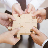 fitting together