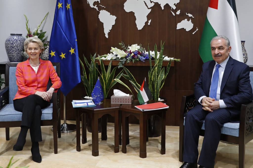 Ursula von der Leyen, Mohammad Shtayyeh