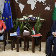 Ursula von der Leyen, Mohammad Shtayyeh