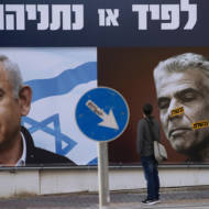 Yair Lapid, Benjamin Netanyahu