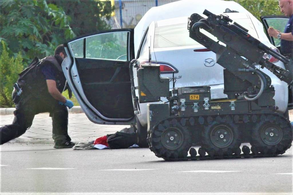 Israeli bomb squad police unit