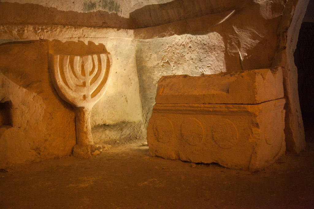 Burial caves