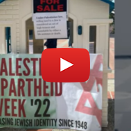 Palestinian Apartheid Week Sign