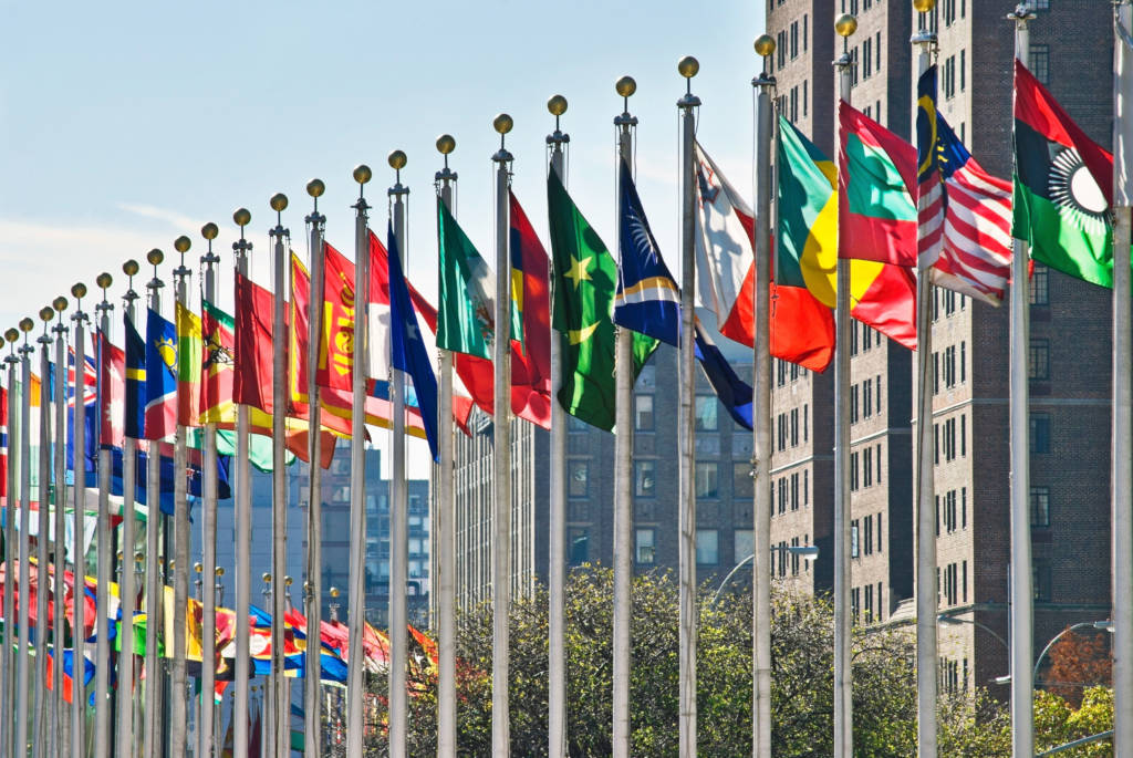 Flags,Of,All,Nations,Outside,The,Un,In,New,York