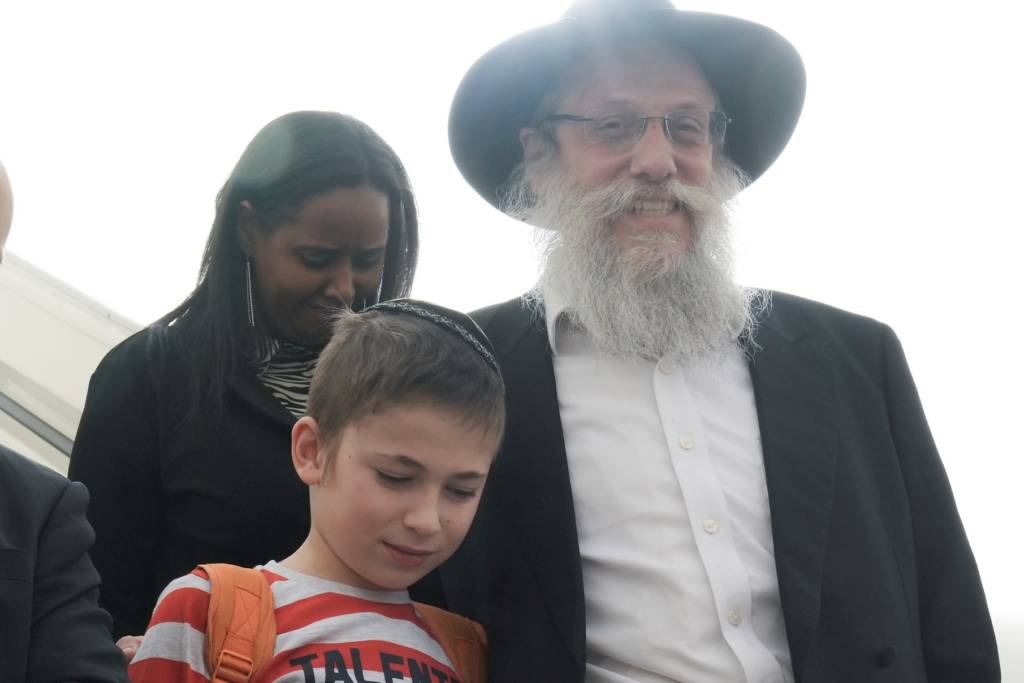 Ukrainian orphans arrive in Israel