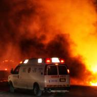 MIDEAST ISRAEL FIRE