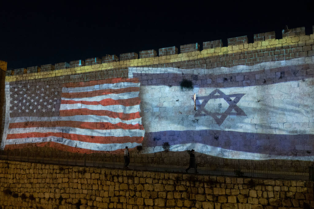 US and Israeli Flags