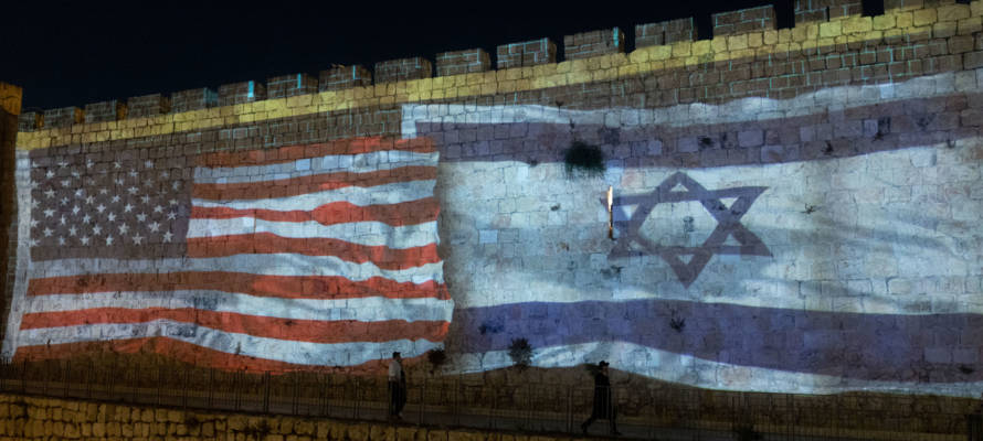 US and Israeli Flags