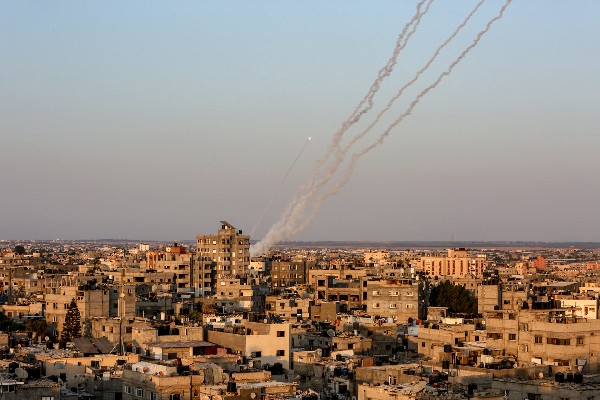 Rocket barrage fired from Gaza