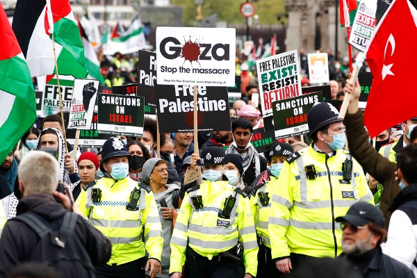 London protest