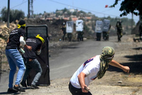 Palestinian Arab rioters