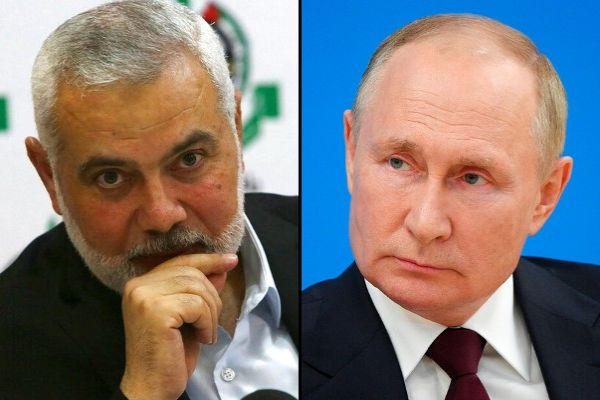 Ismail Haniyeh, Vladimir Putin