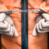 In prison