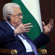 Palestinian Chairman Mahmoud Abbas