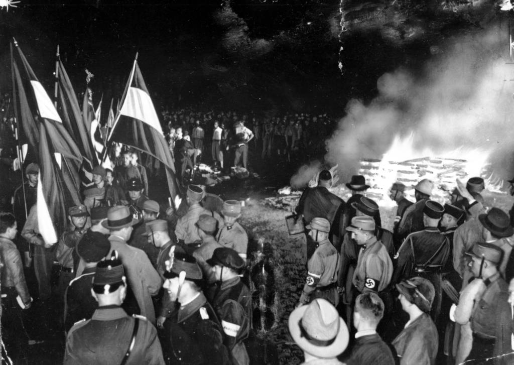 NAZI BOOK BURNING