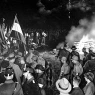 NAZI BOOK BURNING