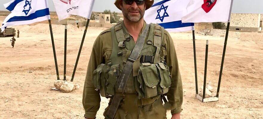 Ari Fuld during IDF reserve service