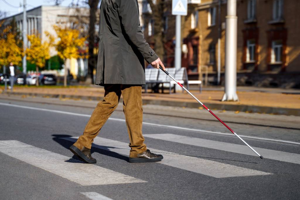 Blind man shutterstock