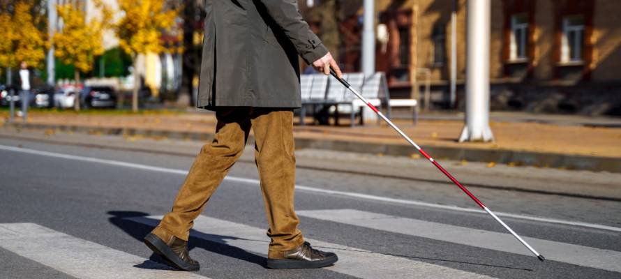 Blind man shutterstock