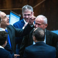 Likud leader MK Benjamin Netanyahu at a vote in the assembly hall of the Knesset, the Israeli parliament in Jerusalem, on December 28, 2022