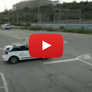 The autonomous driving systems installed on a test vehicle that drove in various scenarios in real-time on a physical test surface
