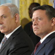 Israeli Prime Minister Benjamin Netanyahu and Jordan's King Abdullah II