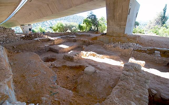 Ruins biblical era temple