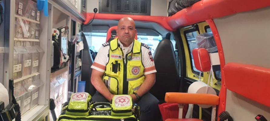 Magen David Adom paramedic Fadi Dekaidek