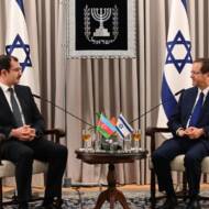 Azerbaijani ambassador presents credentials.