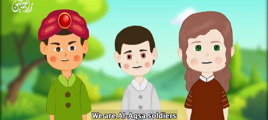 wailing of al-aqsa cartoon