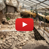 The Israel Antiquities Authority revealed the missing section of the walls of Jerusalem that the Babylonians encountered when they destroyed the city on Tisha B'Av, 2600 years ago in the City of David National Park on July 14, 2021 in Jerusalem. Photo by Olivier Fitoussi/Flash90