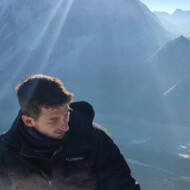 Aviad Sido climbing Mount Everest, May 2023.