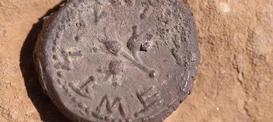 The 2,000-year-old coin