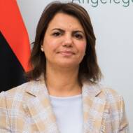 Libyan Foreign Minister Najla Mangoush, June 23, 2022. Credit: Austrian Ministry of Foreign Affairs.