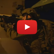 IDF soldier during raid
