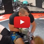 Natan Levy in a cage fight with an antisemite