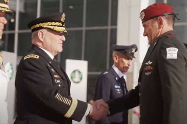 U.S. Gen Mark Milley and IDF LTG Herzi Halevi
