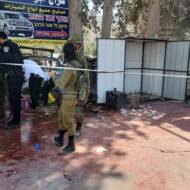 Scene of attack at Huwara car wash