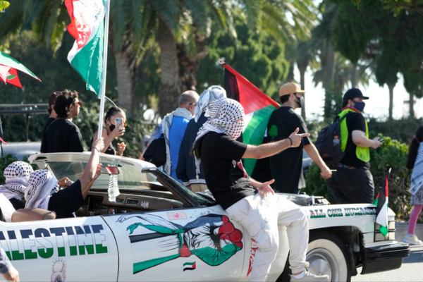 anti-israel protesters