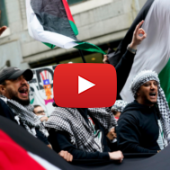 Anti-Israel activists in Seattle.