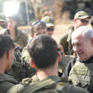 Prime Minister Benjamin Netanyahu visits IDF Commando Brigade